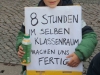 Impressionen von der Demonstration vor dem Rathaus Zehlendorf.8