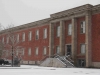 Fast romantsich wirkt das ehemalige Kasernengelände, wenn es mit Schnee bedeckt ist.