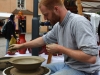 Schautöpfern der Keramikwerkstatt „Königsblau“ Schmerwitz