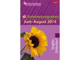 Neues Sommerprogramm der VHS Steglitz-Zehlendorf / Jubiläumskurse für zehn Euro