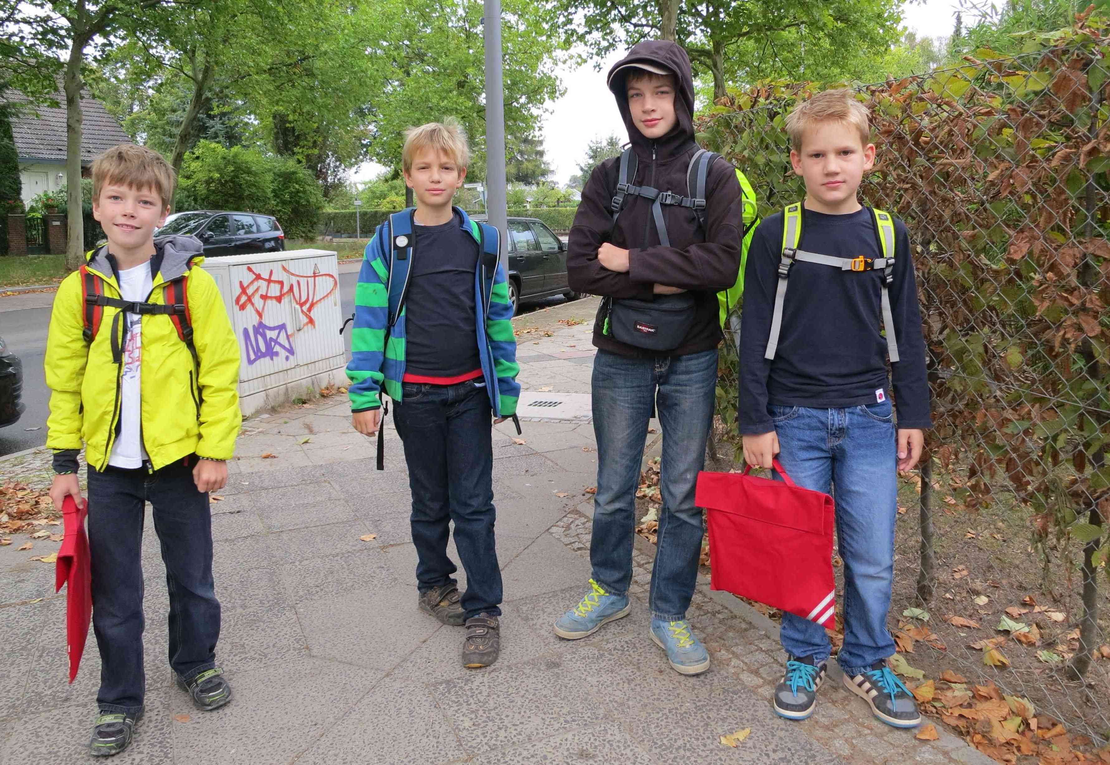 Zu Fuß zur Schule: Erfolgreicher Aktionstag an der Phorms-Schule