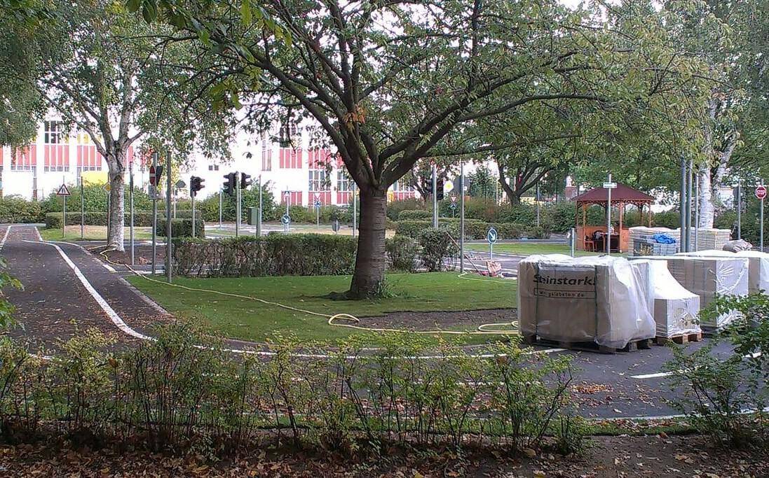 Verkehrsschule Zehlendorf öffnet nach Fahrbahnsanierung ...