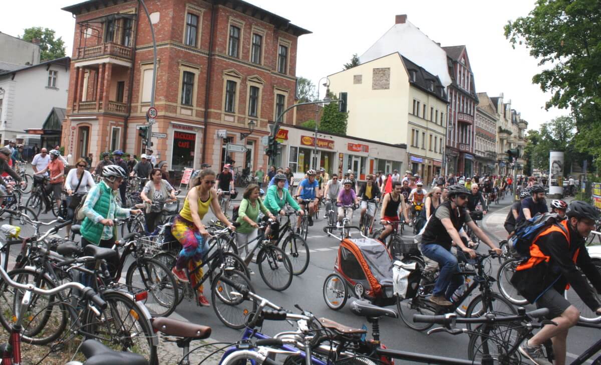 Sternfahrt der Radfahrer: Startpunkte in Steglitz-Zehlendorf