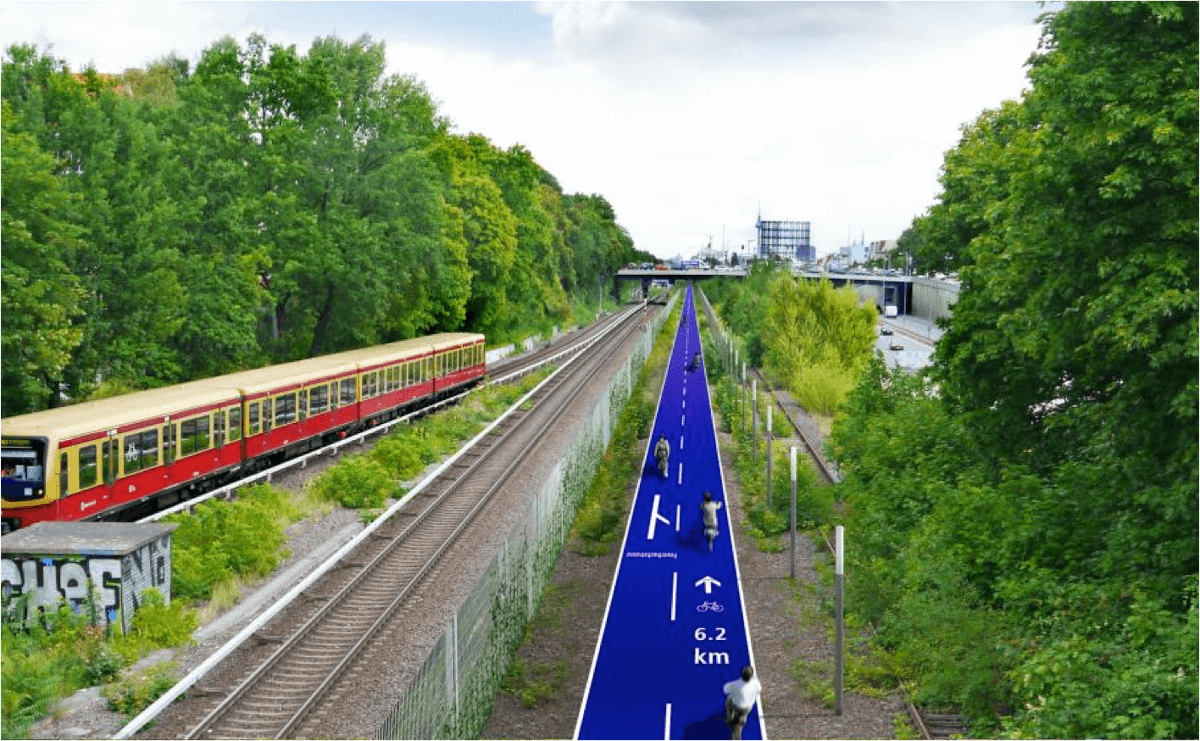 Radler-Autobahn: CDU stellt Fahrradschnellweg von Zehlendorf bis zum Potsdamer Platz vor