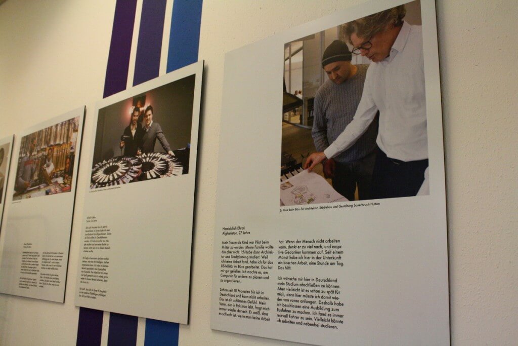 Ausstellung Diakonie Flüchtlinge