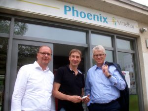 Geld vom Bund: Das Zehlendorfer „Phoenix“ kann mit 12.000 Euro für Patenschaften für Zufluchtsuchende rechnen. Foto: Martinus Araújo Schmidt