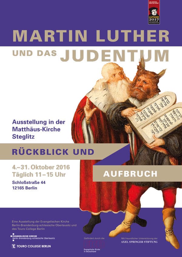 Luther und das Judentum: Wanderausstellung in Steglitz