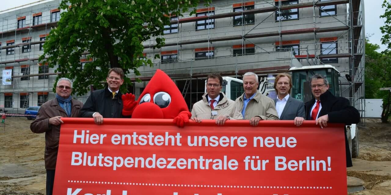 Blut spenden in Steglitz: Das neue Institut für Transfusionsmedizin soll 2018 eröffnen
