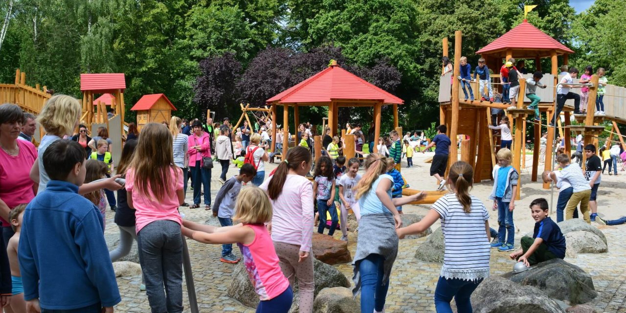 Spielplatz im Gemeindepark Lankwitz neu gestaltet – wunderschön, doch etwas fehlt