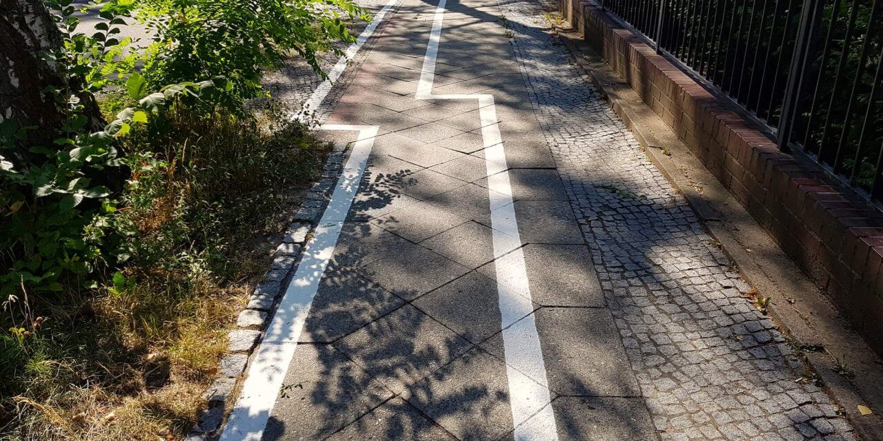 Zehlendorfs berühmtester Radweg kommt bis Montag weg