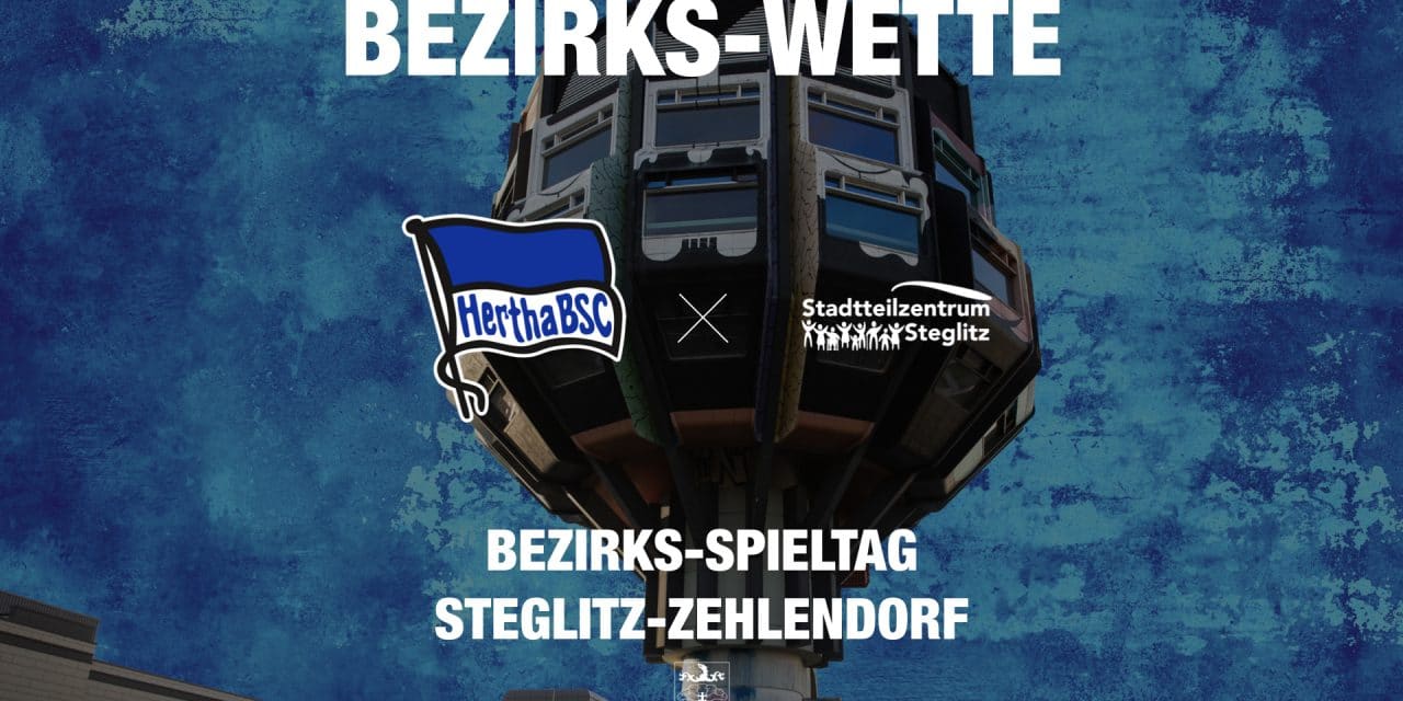 Hertha BSC wettet mit dem Stadtteilzentrum Steglitz e.V.