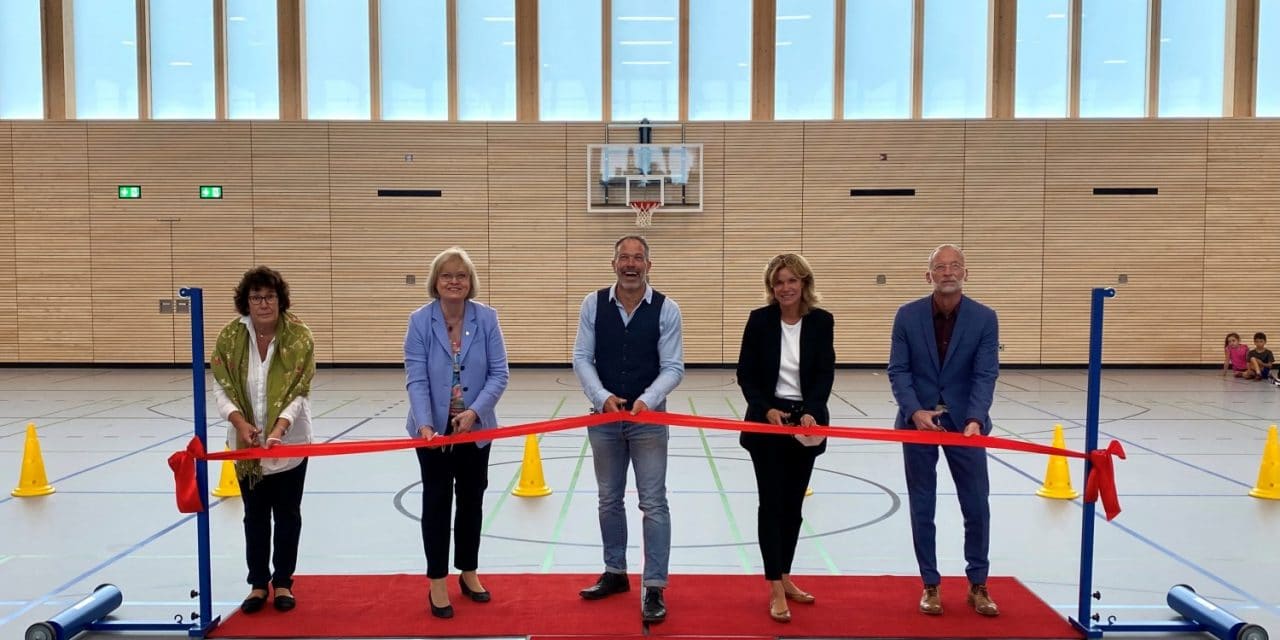 Typensporthalle an Grundschule am Stadtpark Steglitz eröffnet!