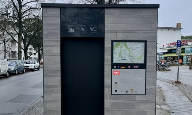 Fünf neue öffentliche Toiletten