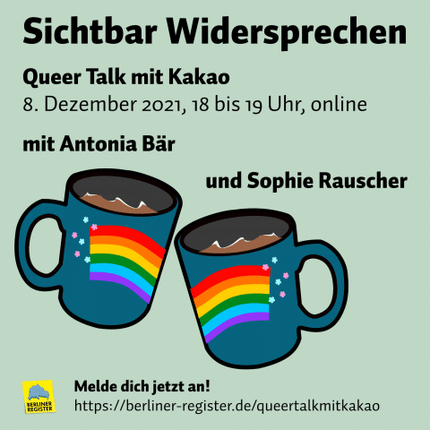 Queer Talk mit Kakao: Online-Veranstaltung
