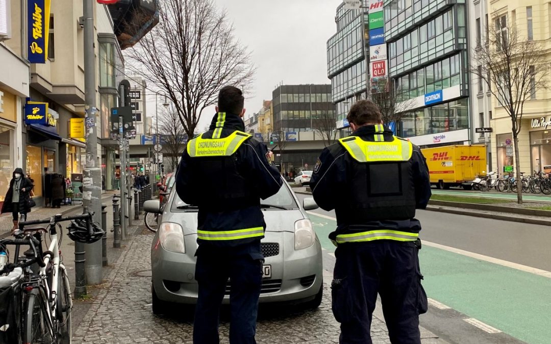 Aktion Schloßstraße Teil 2 – Ordnungsamt vs. Falschparker