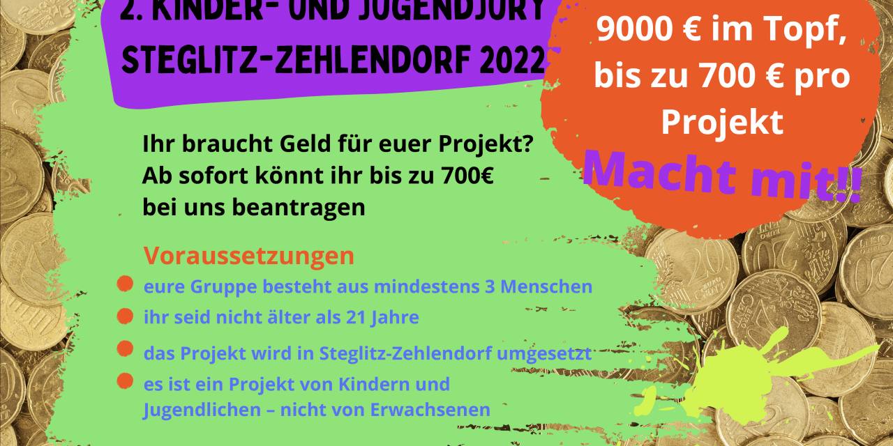 Kinder- und Jugendjury – 9.000 € für EURE Projekte!