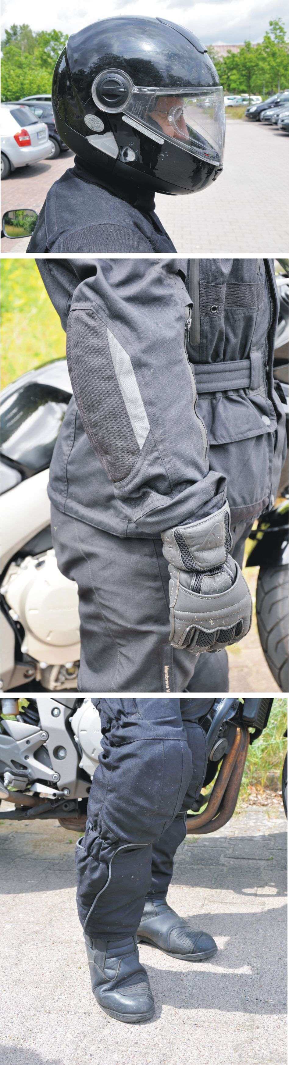 Auf den richtigen Schutz kommt es an: Polizisten klären Motorradfahrer auf