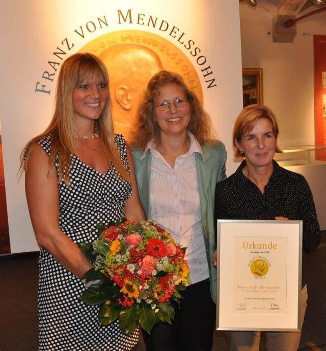 Ausgezeichnet für soziales Engagement: Firma Knauer erhält Mendelssohn-Medaille